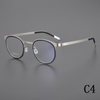 2024 new retro pure titanium round frame ultra-light men's optical frame