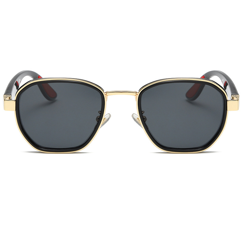 2024 New Retro Steampunk Sun glasses Metal Plastic Sunglasses For Women