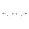 Mens Spectacle Rimless Eye Glasses Optical Frames for Eye Glasses