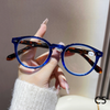 2024 new round frame fashion personality middle-aged and elderly reading glasses for men and women reading glasses