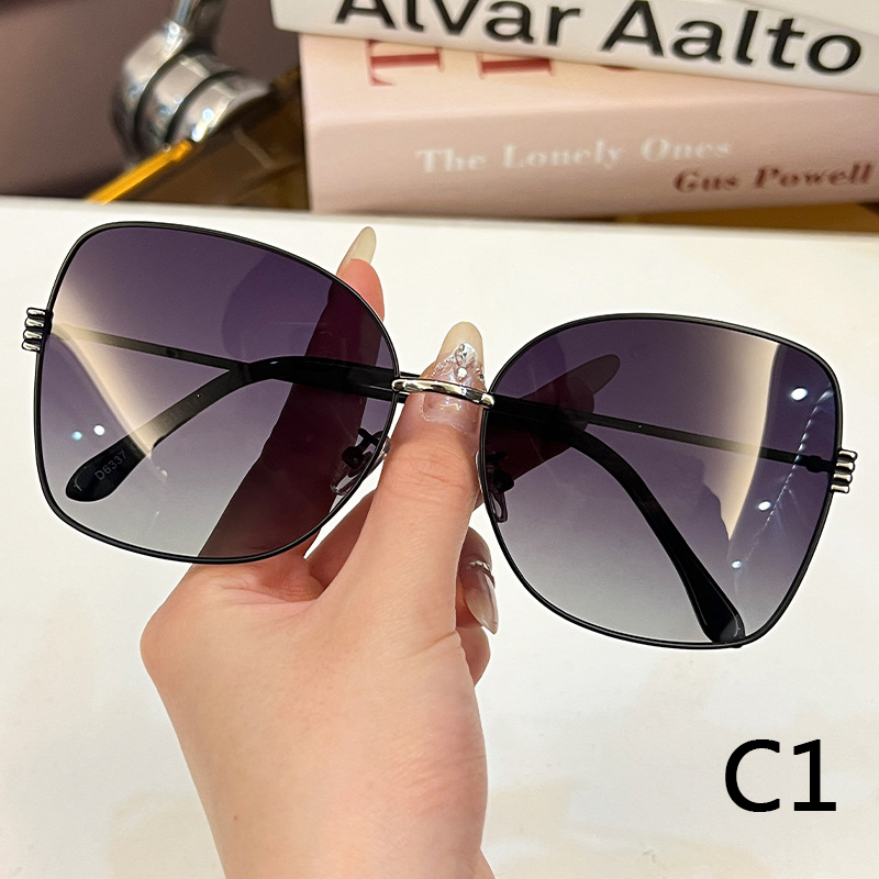 2024 New fashion advanced TR+ metal polarized sunglasses for women