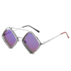 Vintage Eyewear 2024 Retro Square Metal Frame Steampunk Sunglasses Hollow-out Double Bridge frame sunglasses