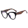 2024 New Women's Optical Frames Colorful Color Wholesale Large Frame Spliced ​​Color Glasses