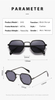 man classic luxury sunglasses high quality metal polygon sunglasses metal vintage frame for women
