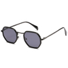 man classic luxury sunglasses high quality metal polygon sunglasses metal vintage frame for women