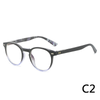 2024 New riveted oval frame HD AC reading glasses for men and women
