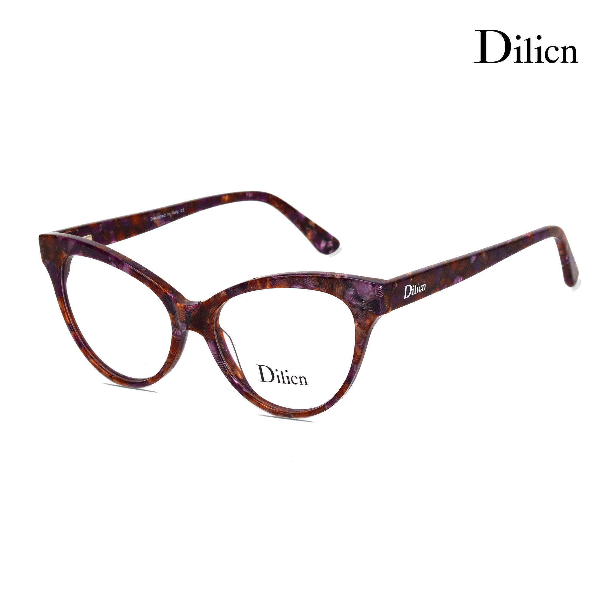 DILICN 2023 new fashion cat-eye style women's acetate optical frame