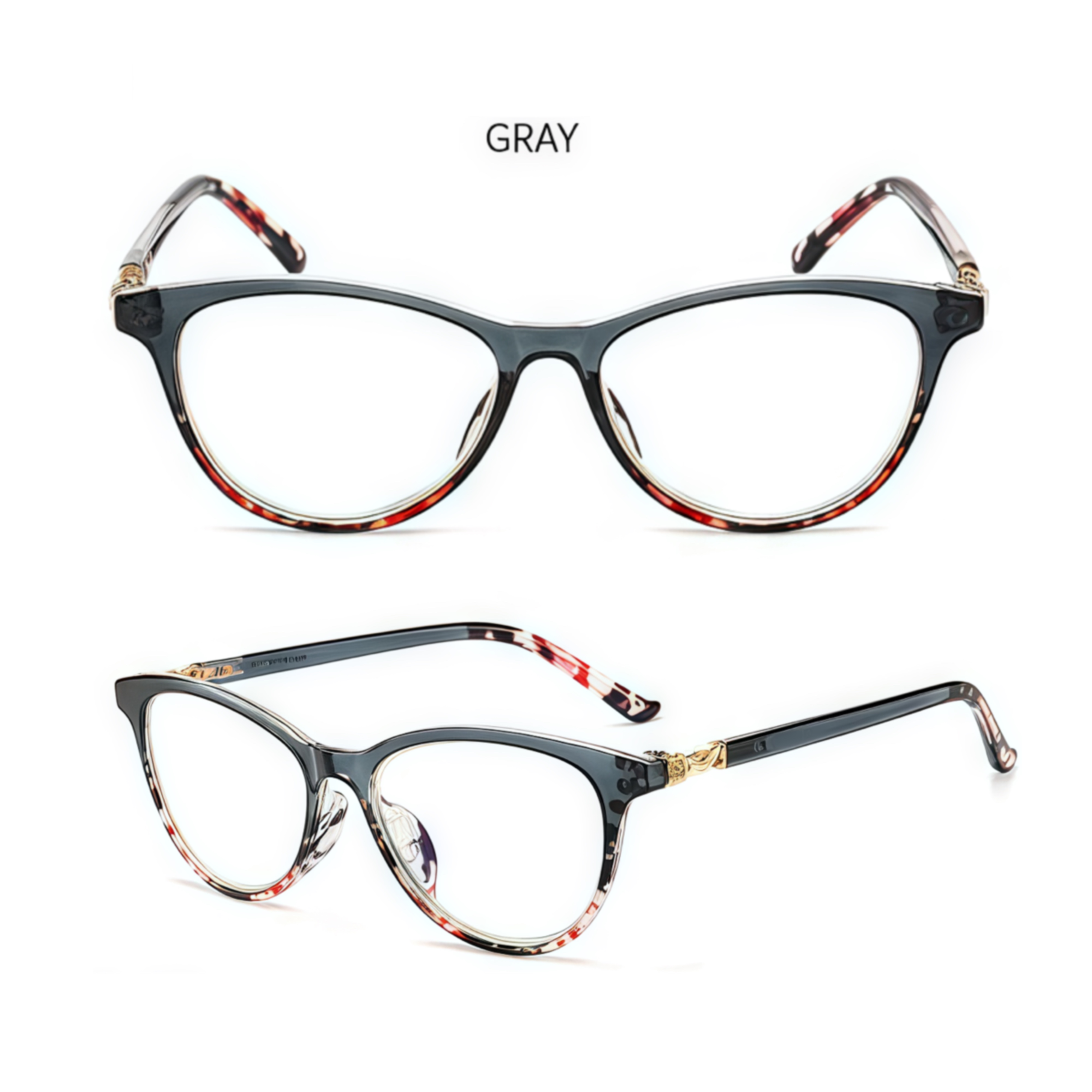 Women's Cat-Eye Reading Glasses- PC Frame & Blue-Light Blocking Lens