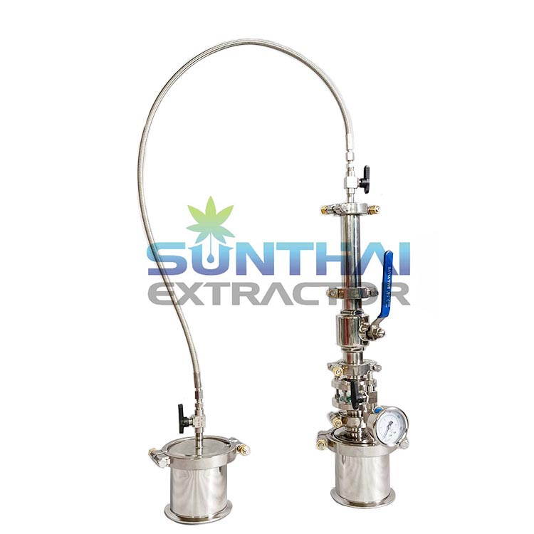 45g mini Closed Loop Extractor ball valve & sight glass from China