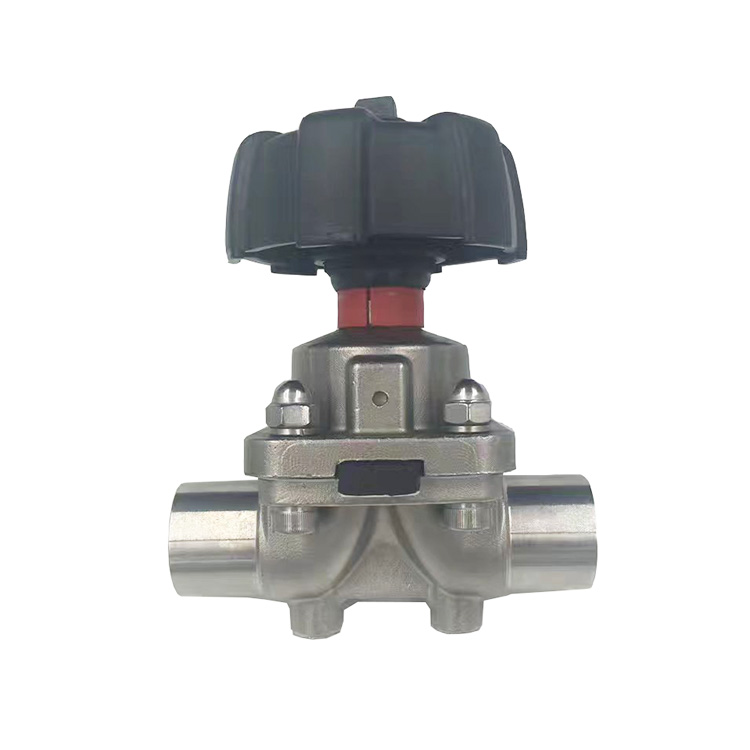 Welded Manual 2 Way Sanitary Diaphragm Valve