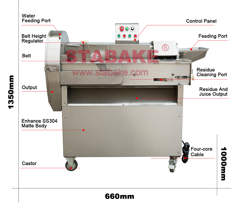 CHD80II digital vegetable cutter