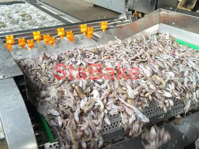 Seafood Washing Processing Machine