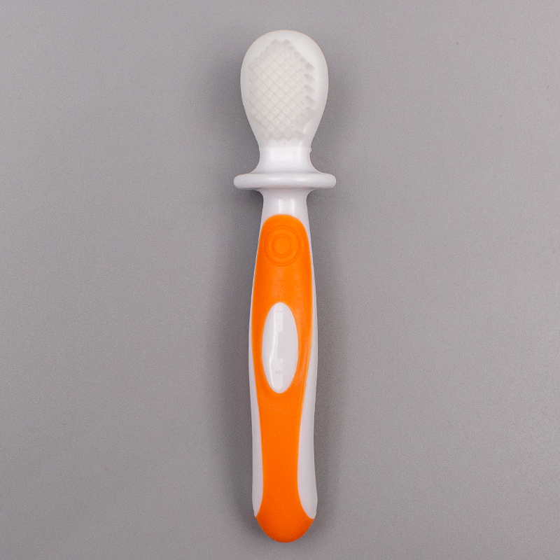 Cepillo de dientes para bebés, nuevo estilo, seguro, suave, con cerdas de TPE, para niños pequeños