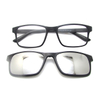 Hot Sale One TR90 Eyeglasses Frame With 5 Magnet Clip on Grey Polarized Lens Fashion Driving Sunglasseswith Bag Wholesale 