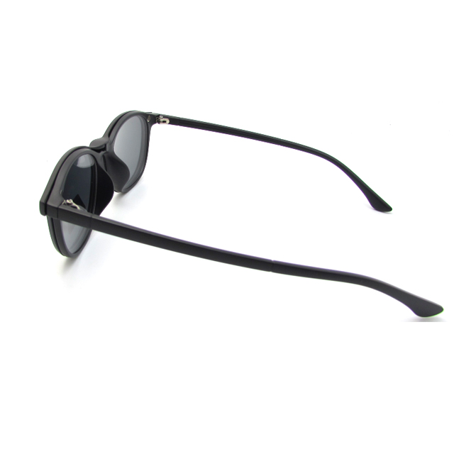 5 In 1 Swappable Magnet Clip-On Clips On Polarizedc Sun Glasses Frame Eyewear Sunglasses with Bag