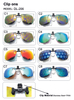 Polarized Clip on Flip Up Sunglasses UV Protection Anti Glare Driving Fishing Sunglass Fits Myopia Glasses Prescription Glasses