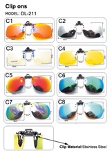 Men Polarized Clip On Sunglasses Night Vision Anti-glare for Prescription Optical Frame Eyeglasses