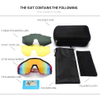 2020 Top sale sport unbreakable sunglasses UV400 sport sunglasses for men 7 In 1 Set