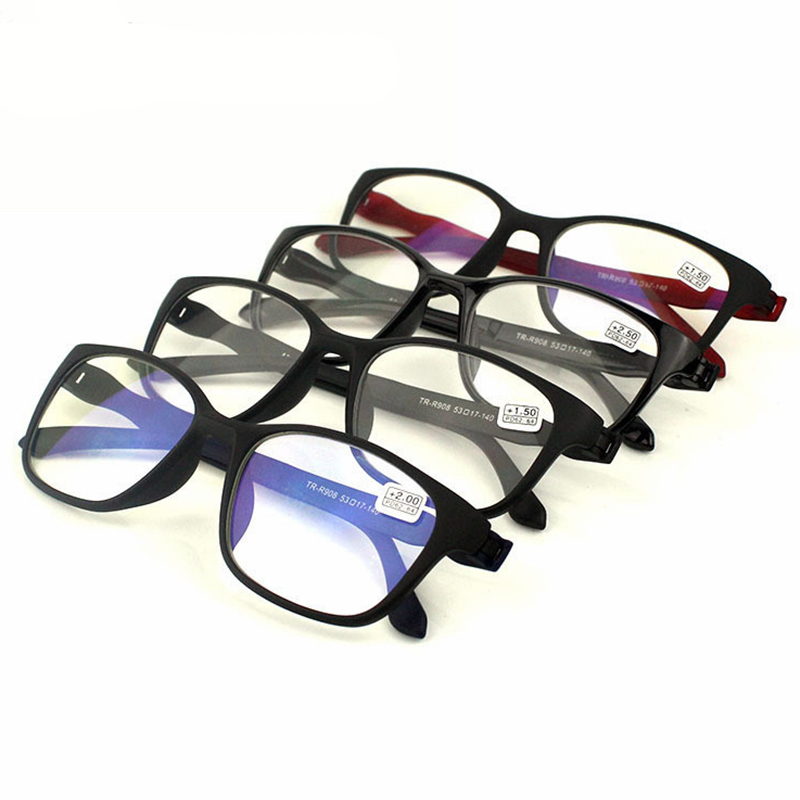 Fashion Sports Reading Glasses Super Light TR90 Anti-Blue Light Computer Eyeglasses New Presbyopia