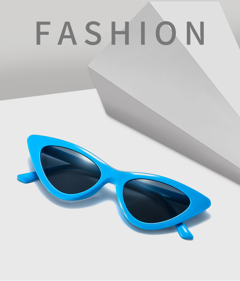 New Fashion Triangle Eyewear Style Sunglasses Trendy Cat Eye Sun Glasses