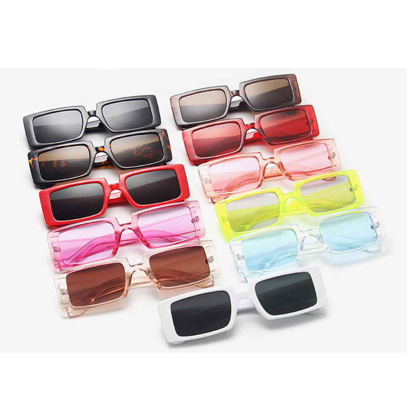 New Fashion Square Sunglasses Women Trend Eyeglasses Colorful Personalized Sun Glasses