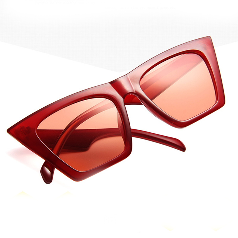 New Fashion Sunglasses Men Women Vogue Square Sun Glasses Retro Personality Cat Eye Sunglasses