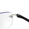 Rimless TR90 temple reading glasses for men 