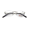 Rimless metal readers for men