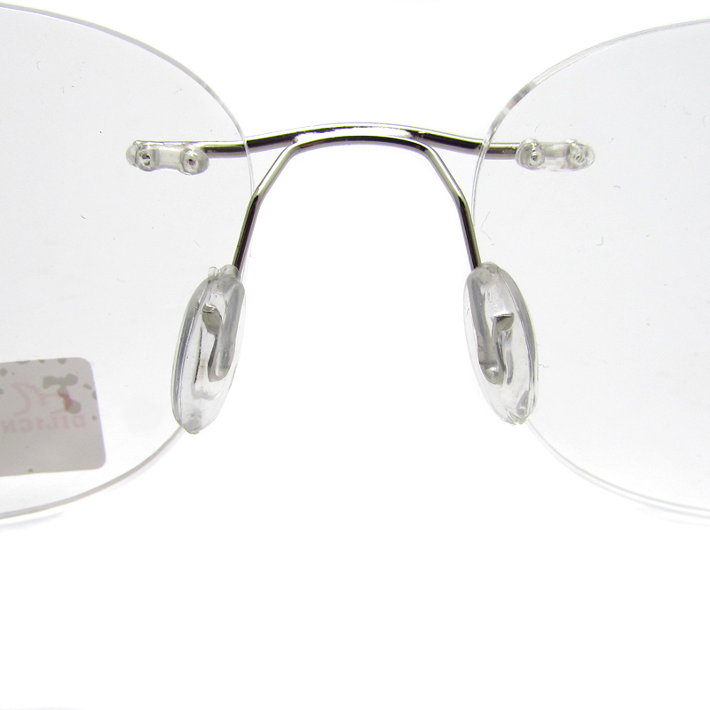 Unisex rimless metal eyewear for reading 