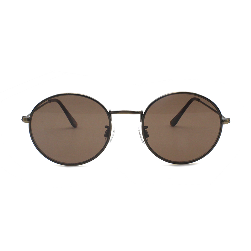 2022 Design New Style Fashion Polarized Round Unisex UV400 Metal Sunglasses