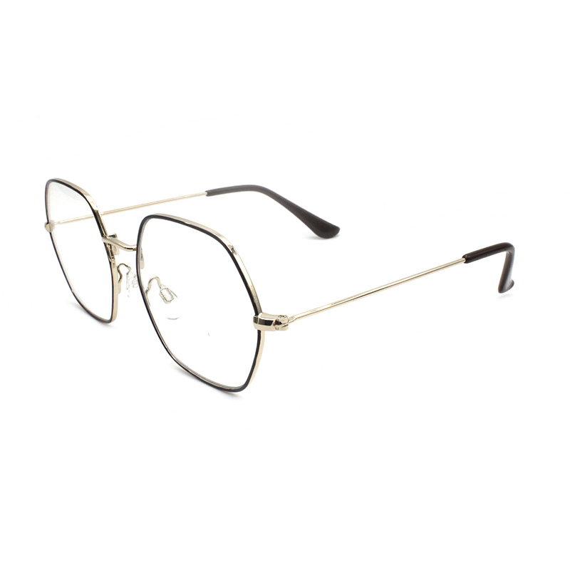 New Style Fashion Polygon Colorful Nice Design Men Women UV400 Metal Sunglasses