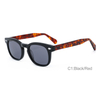 Stock high quality 2022 acetate sunglass square polarized sunglasses
