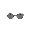 2022 New Fashion Retro Neutral Metal Custom Large Frame Black Sunglasses