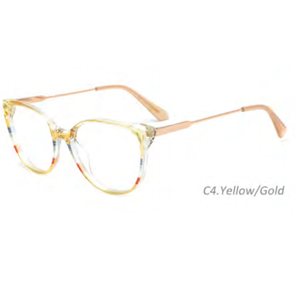 DILICN 2023 New TR90 Material Optical Frame round frame opticalframes TR90 and metal hybrid