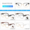 DILICN 2023 New Fashion Acetate Optical Frame Model YD1106 Irregular frames Same style as Prada