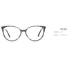 DILICN 2023 New TR90 Material Optical Frame round frame opticalframes TR90 and metal hybrid