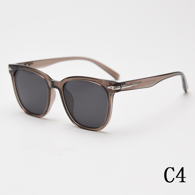 2024 New large frame square polarized UV400 TR90 men's and women's sunglasses