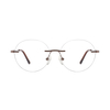 Luxury highest quality men's Rimless Glasses Women man Frameless Glasses Eyeglasses frames for men