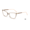 DILICN new acetate optical frame August colorful ladies cat-eye frame 360 ​​multi-hinge rotation design, hot new design