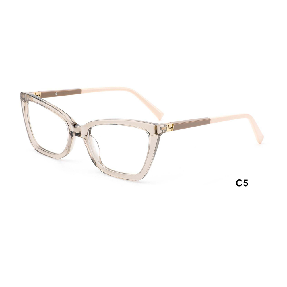 DILICN new acetate optical frame August colorful ladies cat-eye frame 360 ​​multi-hinge rotation design, hot new design