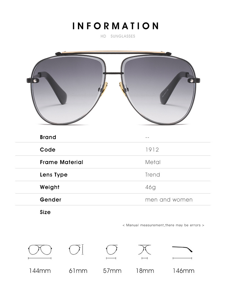 2024 New Fashion sun glasses vintage retro customized luxury eyewear metal logo custom sunglasses