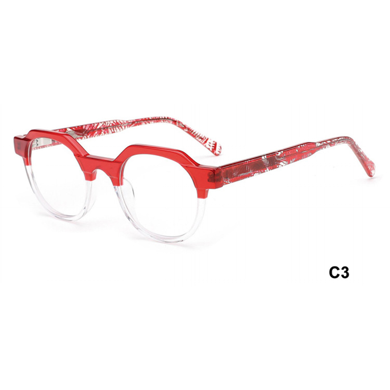 2024 new modular square frame Acetate optical stand for women