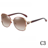 2024 new fashion simple and lightweight large frame women's polarizing sunglasses