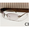 2024 high quality Hot Selling Popular New Men's And Women's Outdoor Sunscreen Fashion Rimless Metal Oval Sunglasses
