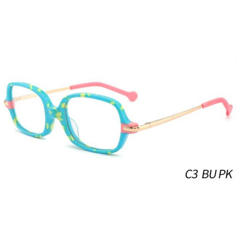DILICN new Kids Mixed acetate and metal frame optical frame Interchangeable sun lenses FG1426 fashion style bright color