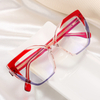 DILICN's new TR90 and CP optical frames are made in colorful colors, fashionable women's optical glasses, polygonal frames