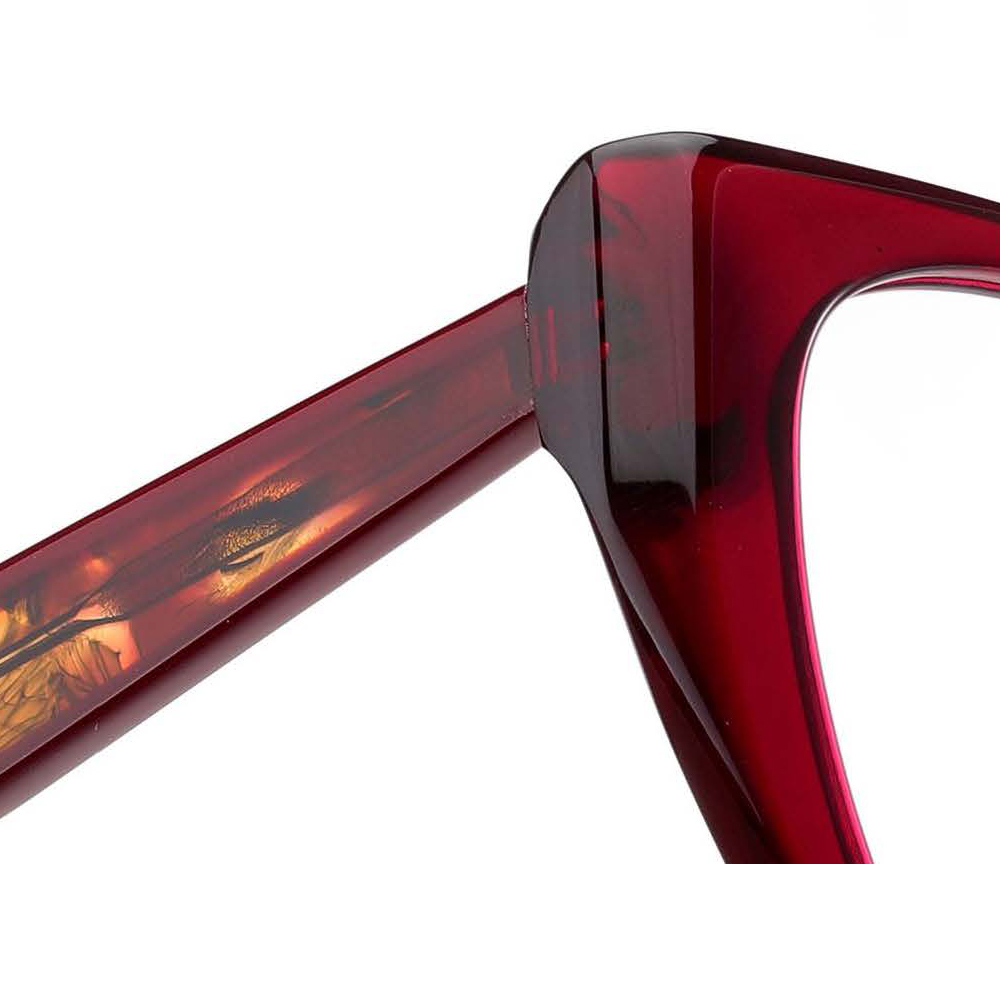 DILICN 2024 new acetate optical frames irregular frames large size women's fashion wholesale glasses