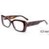 DILICN 2024 new acetate optical frame rectangular frame large size women's fashion optical glasses