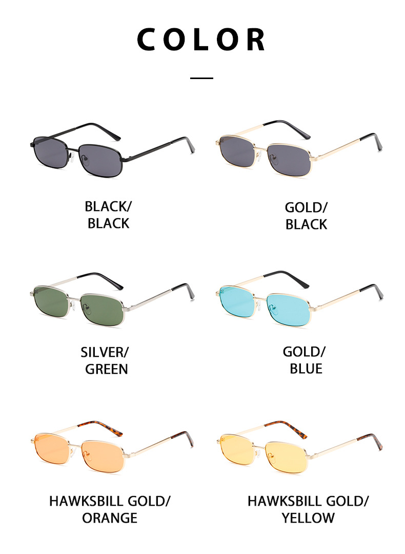 Vintage Small Metal Frame Retro Classic Sunglasses Women Men Brand Steampunk Sun Glasses Men classic UV protection sunglasses