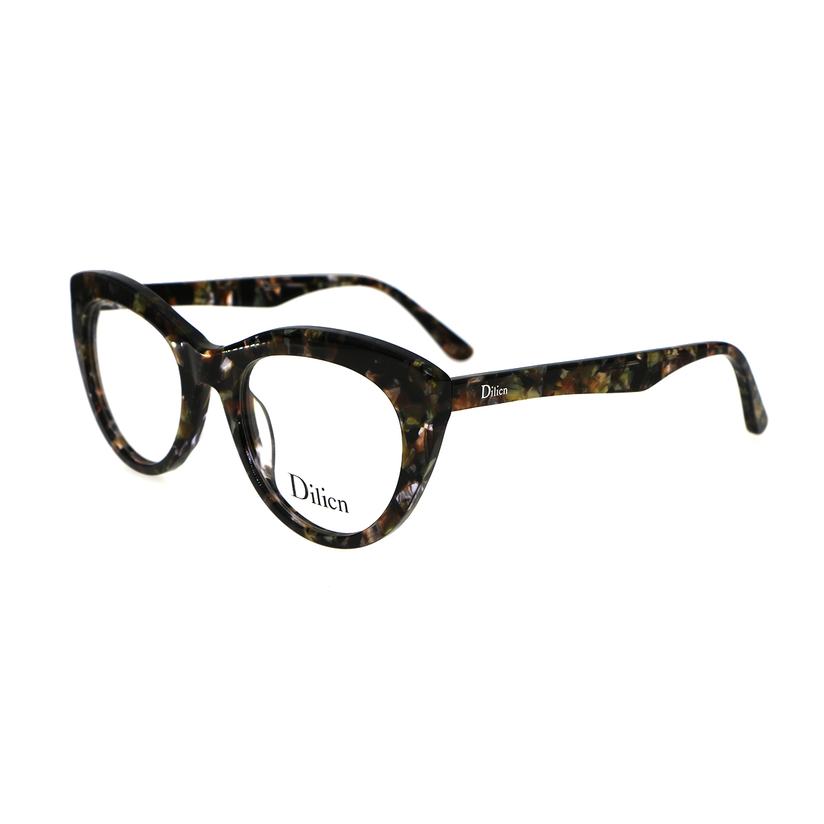 DILICN 2023 New Fashion Style Women's Tortoiseshell Acetate Fiber Optical Frames